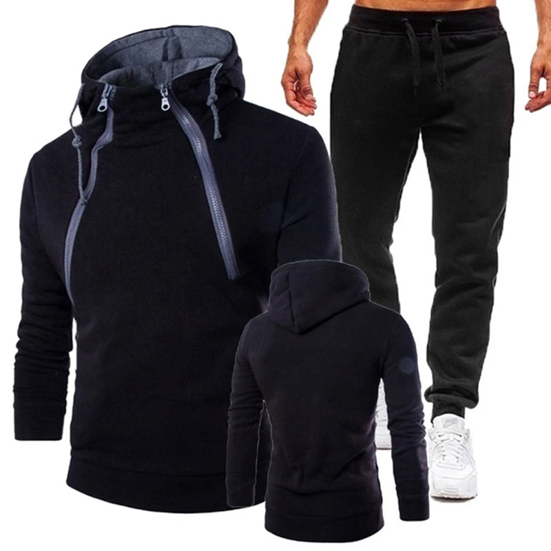 2022 Men's Sets Hoodies+Pants Autumn and Winter Sport Suits Casual Sweatshirts Tracksuit Sportswear Custom Logo