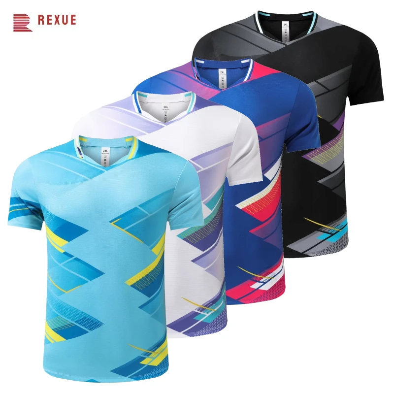 New Badminton Tennis Clothes Men Women Sports T-shirt Short Sleeve Comfortable Breathable Sweat-absorbent Quick-drying