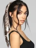 2022 Design brand foulard Neckerchief Shawl Wraps Print Silk Satin Scarf square Women Muslim Hijab Elegant Headband Bandana 2