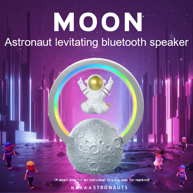 NEW Bluetooth Speaker Suspended Astronaut RGB Night Light LED Atmosphere Decorative Mood Light with Remote Control Birthday Gift
