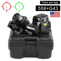 558 G43 G33 Holographic Collimator Sight 552 Red Dot DOptic Sight Reflex with 20mm Rail Mounts for Rifle Hunting Tactics 1