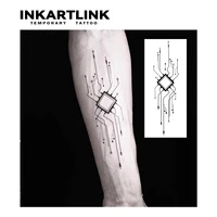Mechanical Temporary Tattoo,Lasts To 15 Days New Technology Magic Waterproof Semi Permanent Sticker. 2