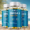 2147-c1bdb0.jpg Omega 3 Fish Oil - with DHA & EPA - Supports Brain, Nervous System, Cardiovascular, Skin Health, Antioxidant - 120 Capsules
