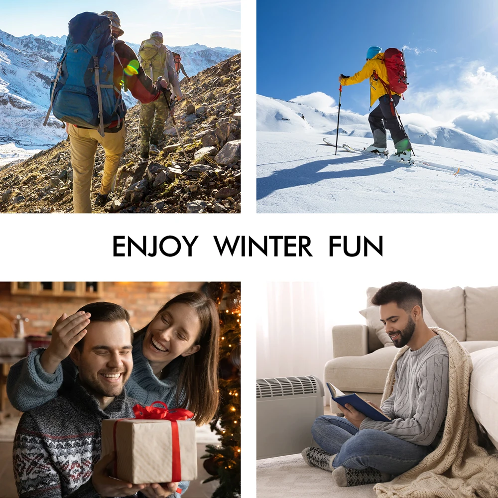 5 Pairs Merino Wool Socks Men Terry Crew Cushion Socks Cushioned Boot Socks for Outdoors Hiking Work Home Moisture Wicking Sock