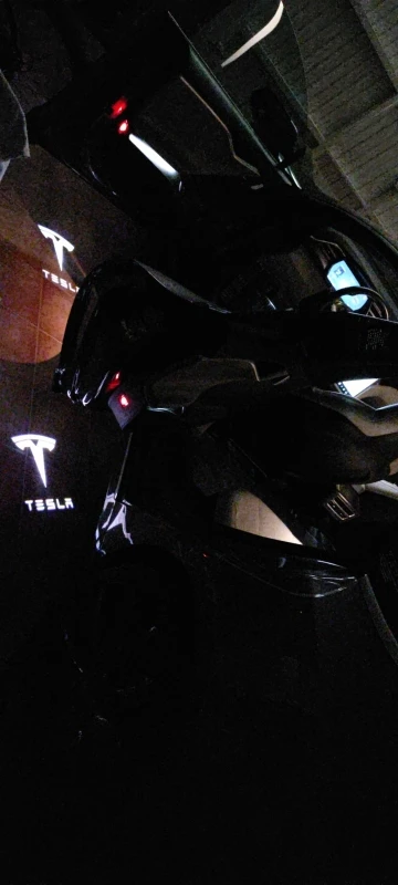 Midnight Glow, Tesla Projector Doors Lights customer photo