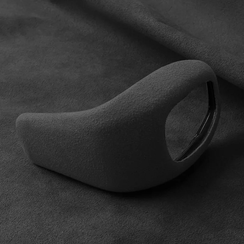 Wildleder Leder Auto Schaltknauf Schutzhülle Auto Getriebe Griff Kopf Für BMW X1 1 2 Serie 15-19 auto Innen Zubehör – Detail 5