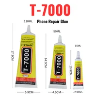 FIXWANT 15/50/110ML T7000 Black Cellphone Tablet Repair Battery Cover LCD Frame Adhesive T-7000 Electronic Components Glue 1