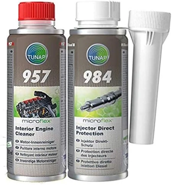 Kit di pulizia del motore diesel Tunap 984 Tunap e iniettori +