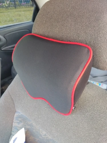 Almofada Ortopédica para Carro (Lombar e Pescoço) – Espuma de Memória photo review