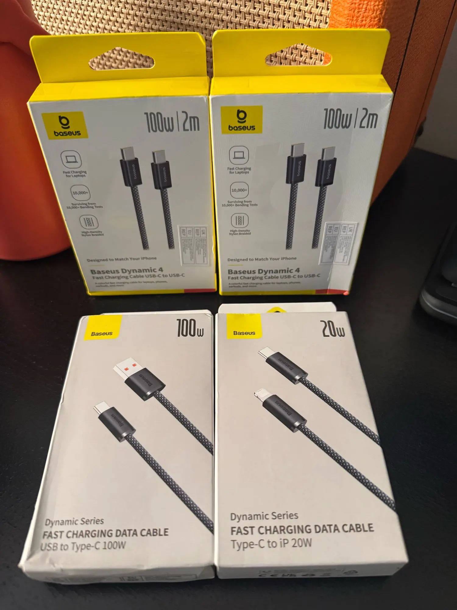 Baseus 100W USB C Cable for iPhone 16 15 Pro Max Macbook photo review