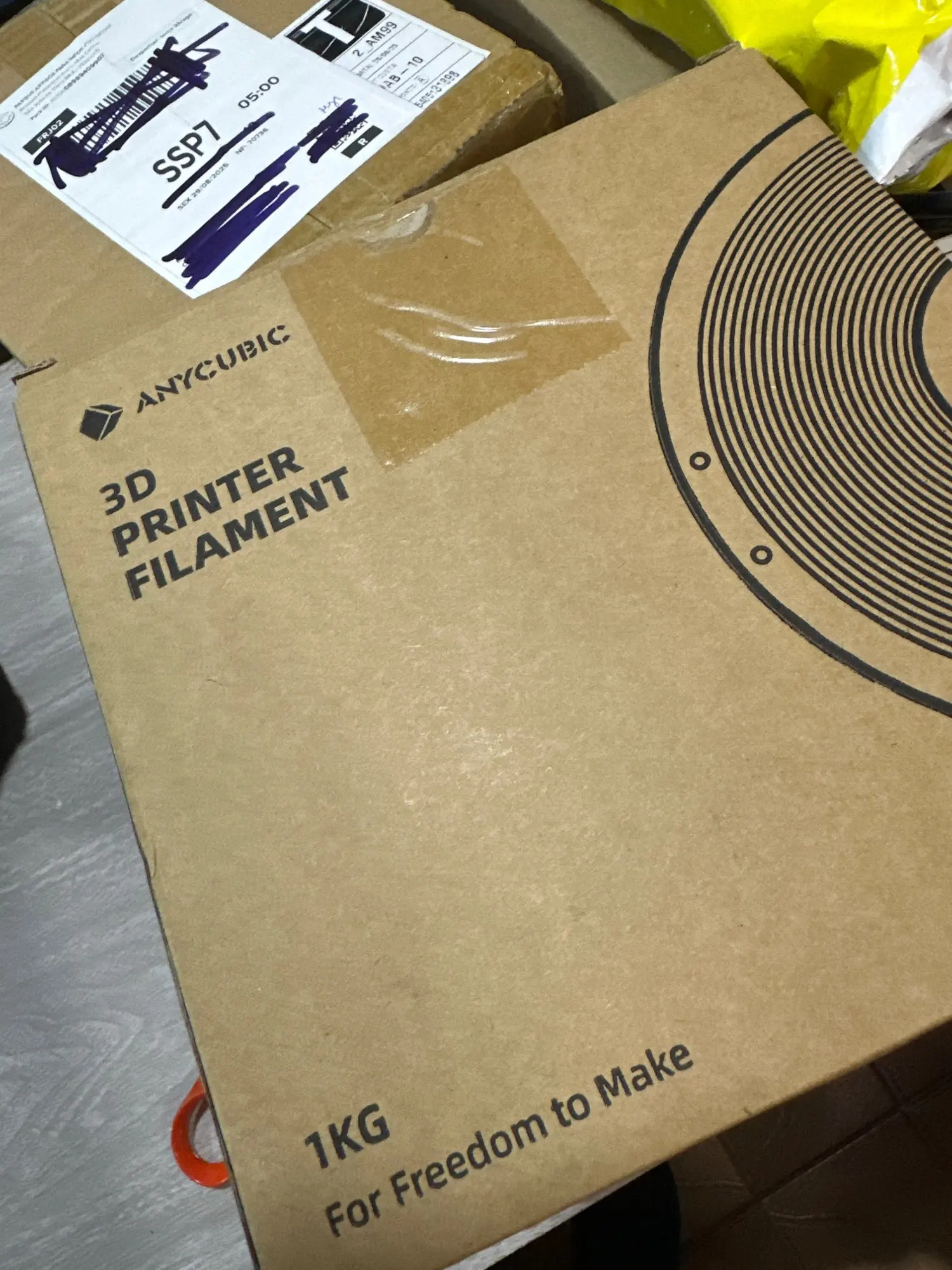 ANYCUBIC 3D Printer PLA Multicolor Filament 1.75mm 1kg/Roll Plastic Rubber Consumables Material For FDM 3D Printer Kobra photo review