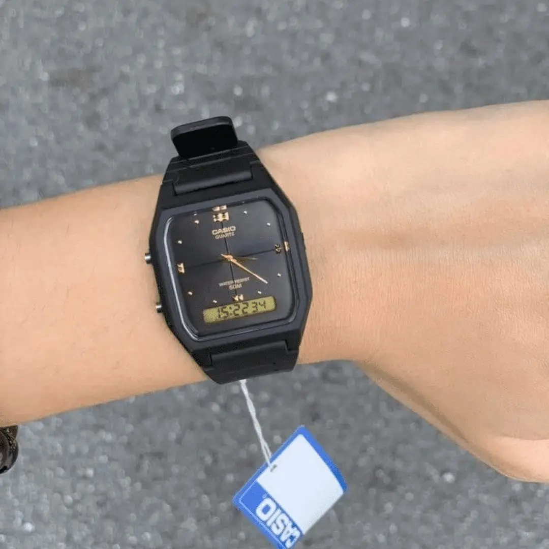 Orologio Analogico Casio Aw-48He-1A Con Movimento Al Quarzo Aw-48He-1A Da 31 Mm