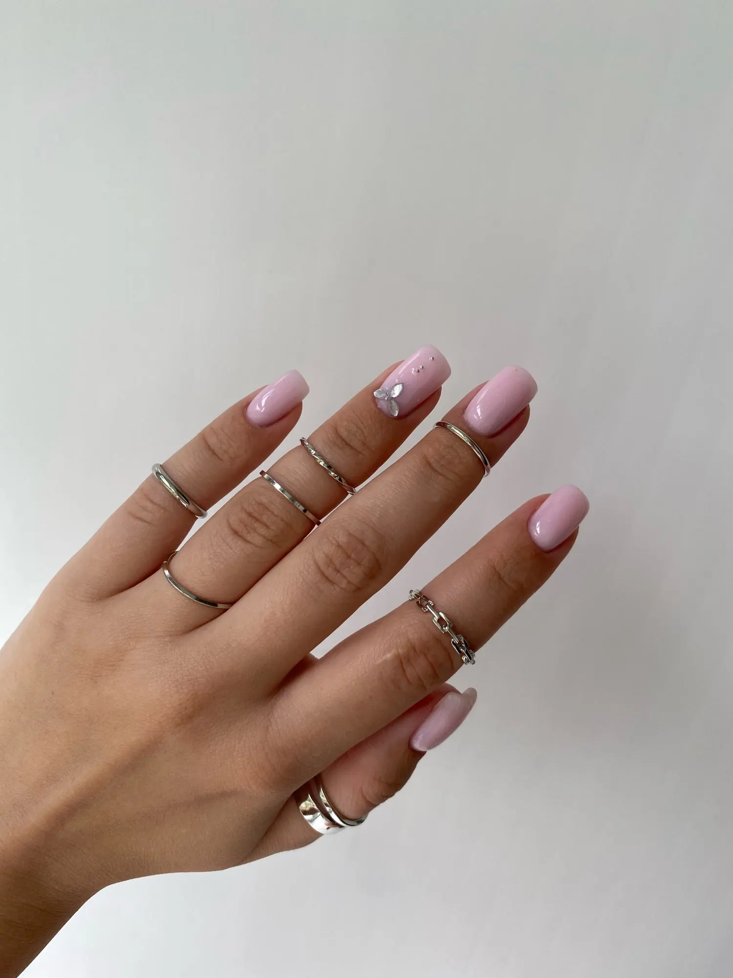 Fashion Jewelry Rings Set Hot Selling Metal Alloy Hollow Round Opening Women Finger Ring For Girl Lady Party Wedding Gifts
