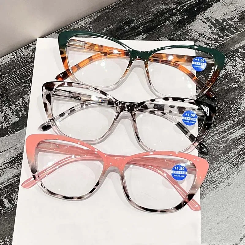 2025 New Style Reading Glasses for Women Fashion Men Oversized Square Prescription Glasses Large Frame Anti-blue Presbyopia - 2