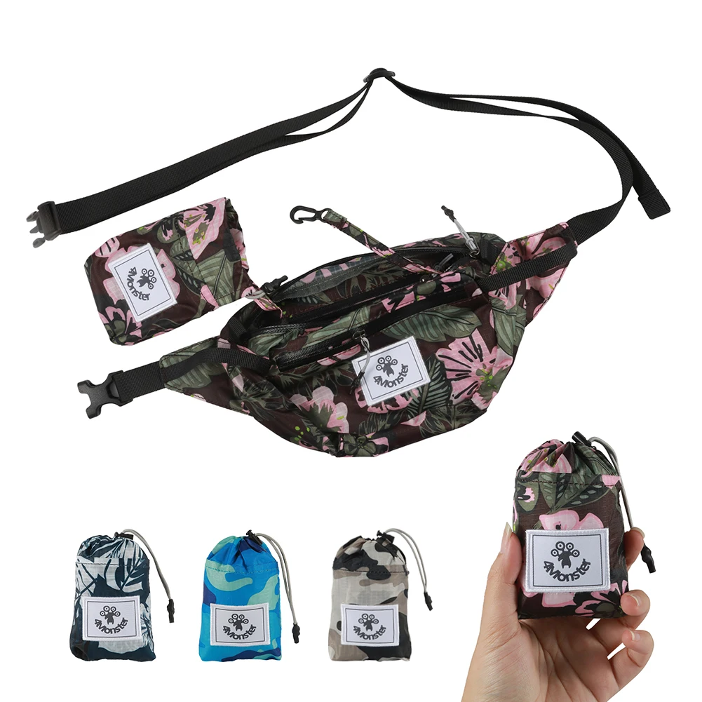 

2L Hiking Waist Hiking Fanny Packs, Portable with Multi-Pockets Adjustable Belts-Camouflage