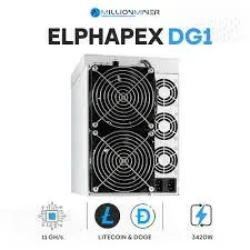 Elphapex DG1 + 14.4G 3950W LTC DOGE 채굴, 암호화 채굴, ak 핫 세일