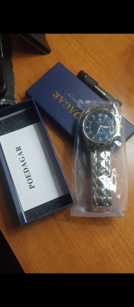 POEDAGAR Top Luxury Men Quartz Watch Waterproof Luminous Stainless Steel photo review