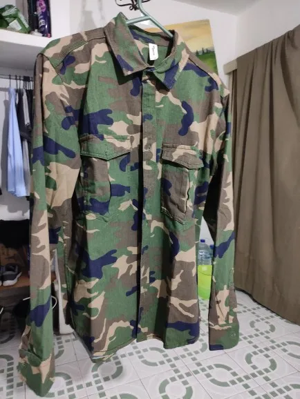 Local Boy - Camo Button Up -DOG & MOON CAMO main image 1