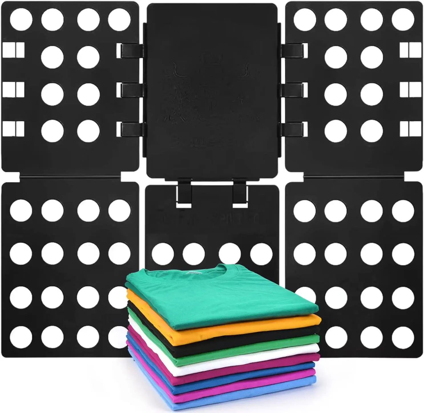 Sutekus Clothes Folder Shirt Folding Board T-Shirt Folder Easy and Fast  Flip Fold for Adults & Kids (Red)