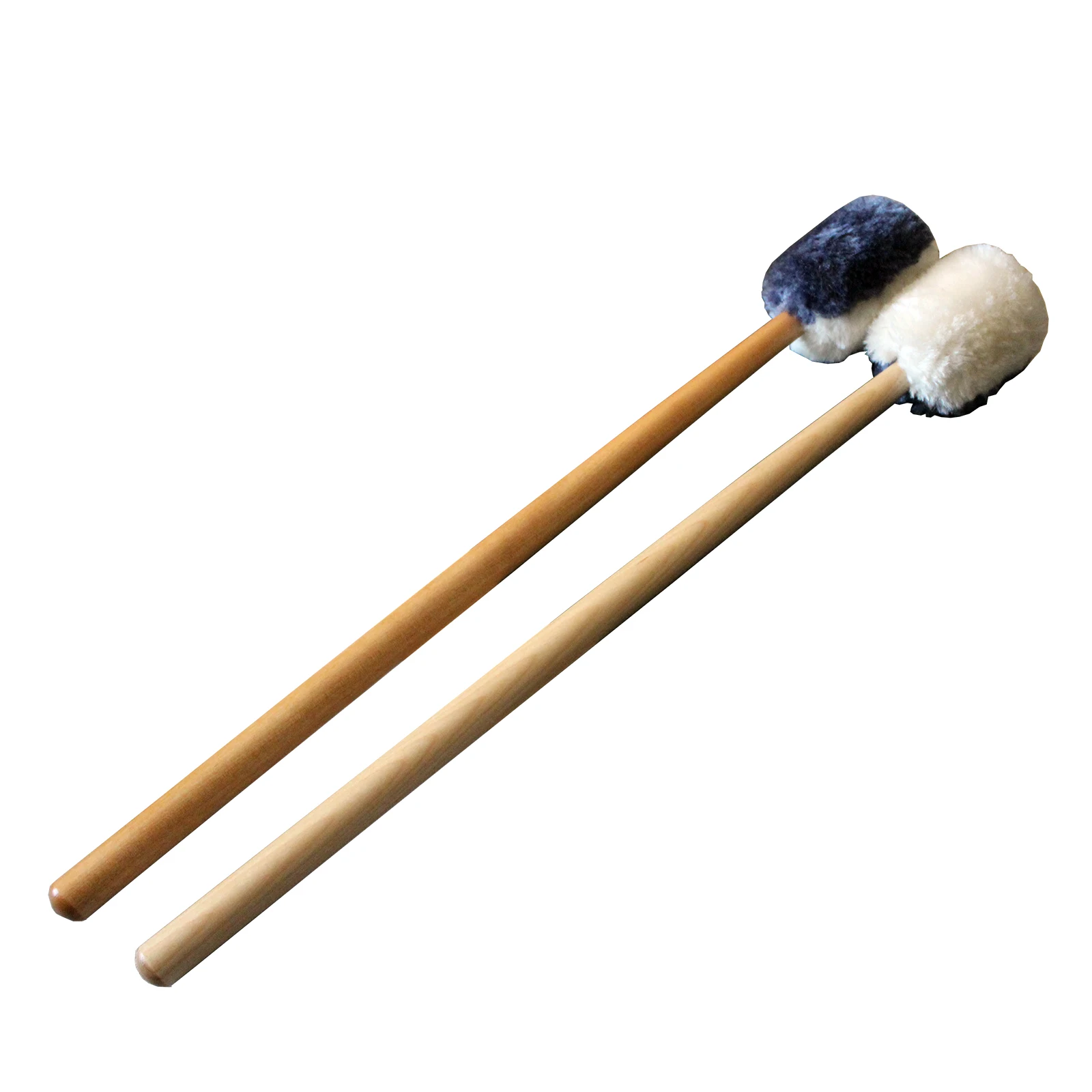 Felt Gong Mallet With Wooden Handle 2 Pcs for Gong Percussion Sound Healinig Tool