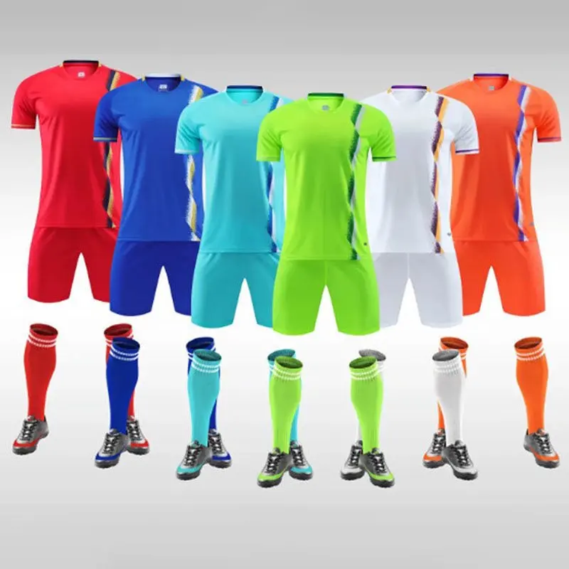 Set Custom Football Jersey Men Boys Soccer Jersey New Style Men's