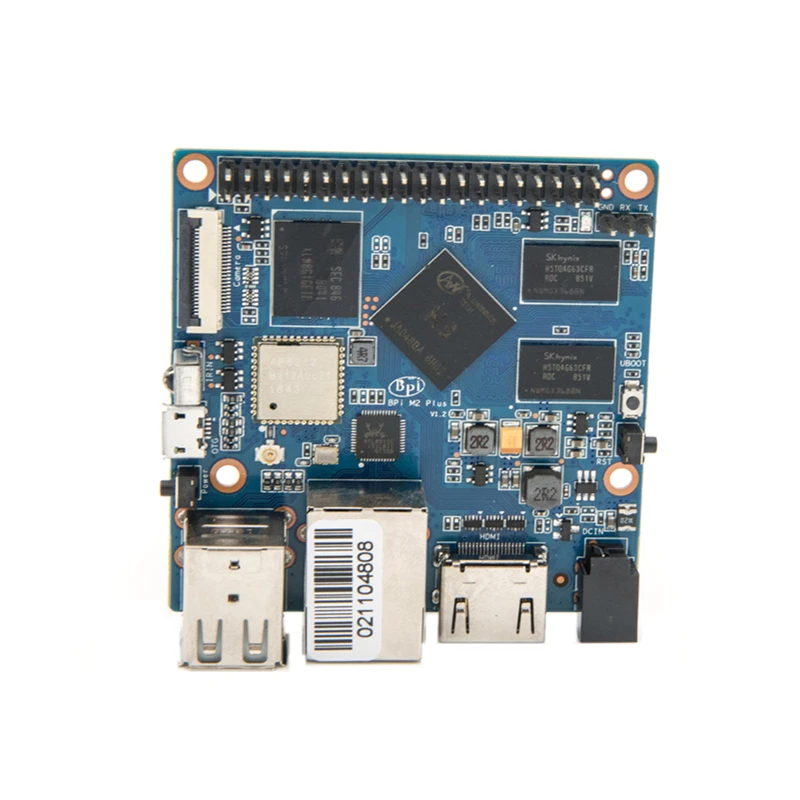 Banana Pi-bpi-m2 Plus Grupo Allwinner h3 Quad-core Cortex-a7 1gb Ddr3 8gb Emmc Suporta Hdmi Wi-fi bt Csi Run Android Ubuntu Debian Debian - Imagem 5