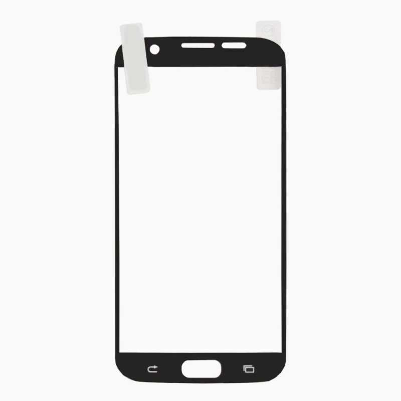 Защитная акриловая 3D пленка LP для Samsung Galaxy S7 Edge с черной рамкой прозрачная |