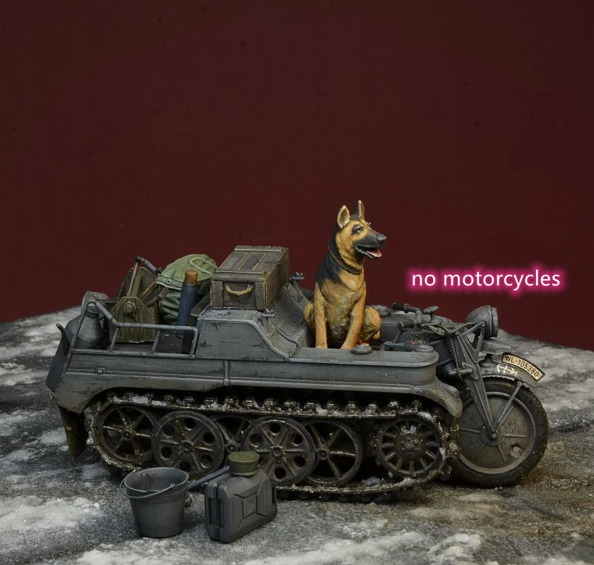 

1/35 Resin Model Figure GK ,no motorcycles , Unassembled and unpainted kit