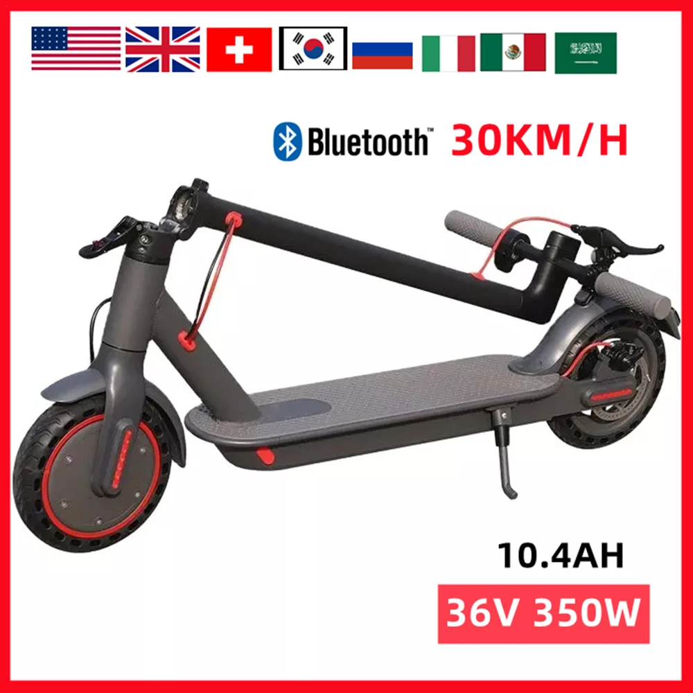 

US EU UK stock high-end adult electric scooter 8.5in 36V350W folding electric scooter ultra-light smart mobility bike M150