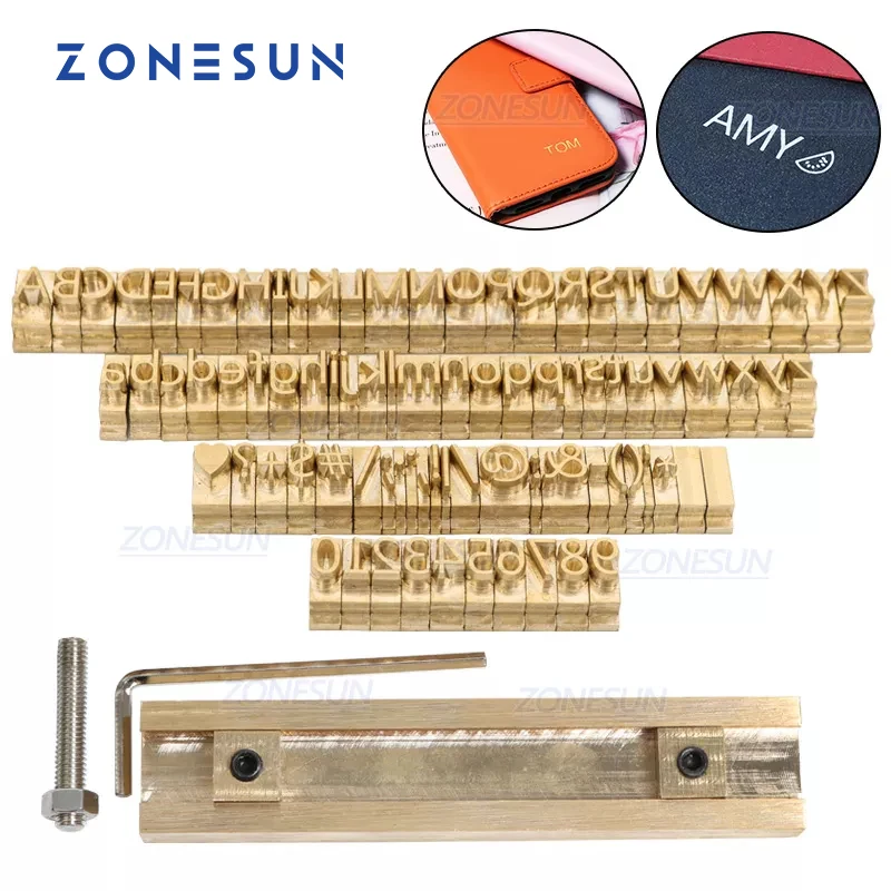 herramienta de perforación de cuero de aleación de zinc para impresión artesanal número de letra 6 mm + insecto Juego de sellos de letras mayúsculas y números 