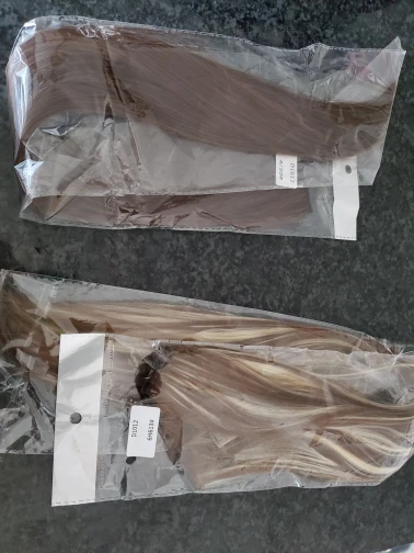 Lisix Synthetic Clip In Hair Extensions (5 Clips) photo review