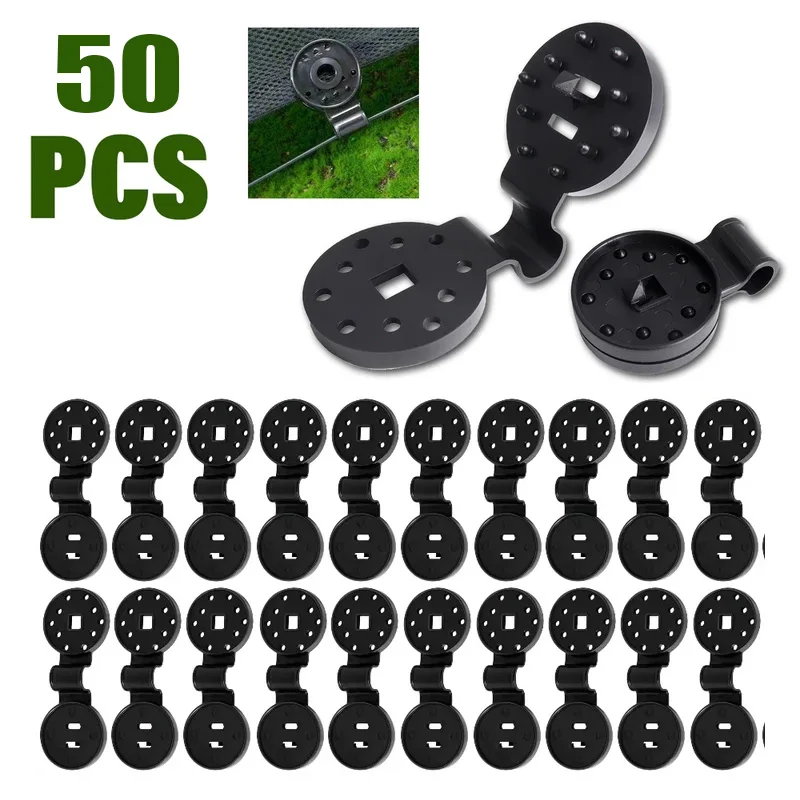 50Pcs Shade Cloth Clips Shade Fabric Clamps Grommets For Net Mesh Cover Sunblock Fabric In Garden Backyard Greenhouse Fixer
