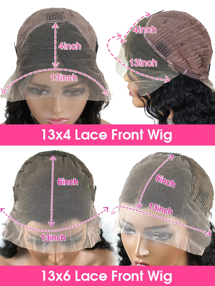 30 40Inch 250 Density Straight Lace Front Human Hair Wigs 13x6 HD For Women Glueless 13x4 Transparent Lace Frontal Wigs On Sale 6