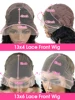 30 40Inch 250 Density Straight Lace Front Human Hair Wigs 13x6 HD For Women Glueless 13x4 Transparent Lace Frontal Wigs On Sale 6