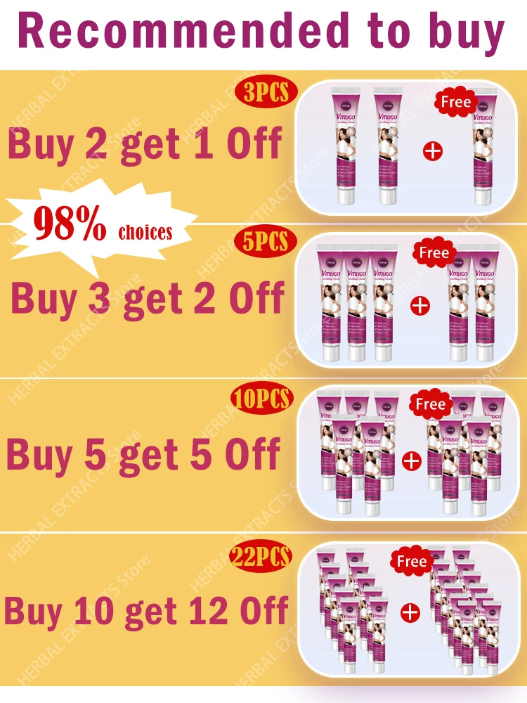Vitiligo Repair Cream Eliminate Skin White Spot