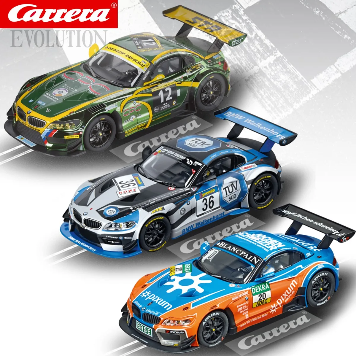 自動車 Carrera Digital 132 + Carrera Evolution Carrera Slot Car Digital132/Evolution BMW Z4 GT3 27468