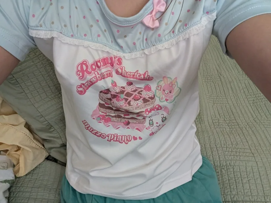 Mezzo Piano Pastel Top - Jojifuku Aesthetic photo review