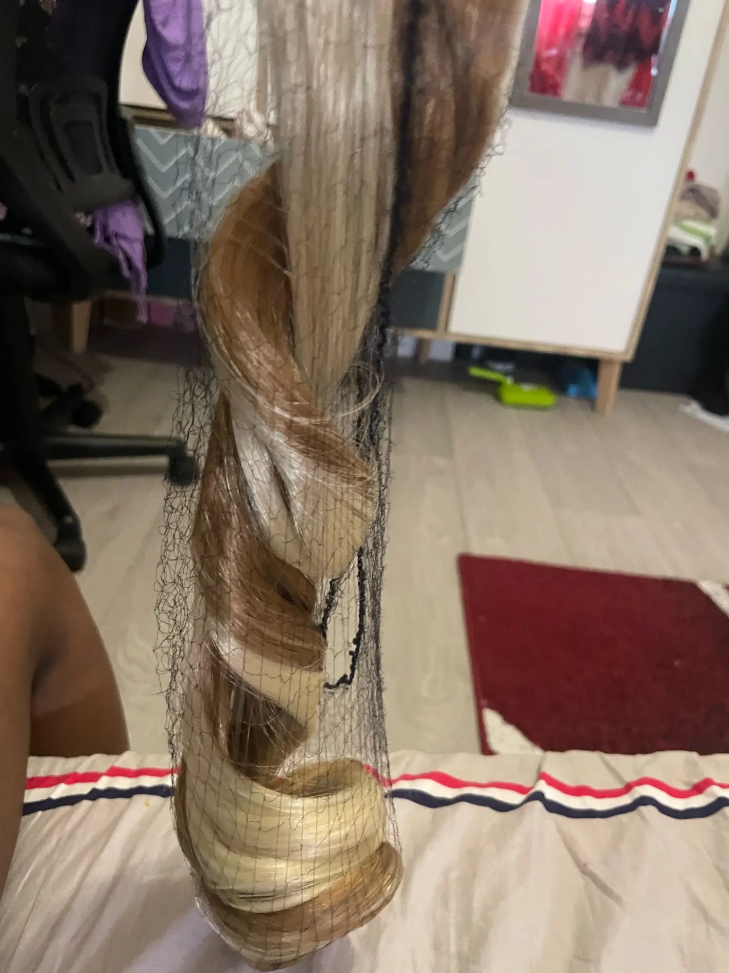 Loose Wave Spiral Curl Flätor Syntetiskt hår Franska lockar Flätning av hårförlängningar Högtemperatur Ombre Försträckt hår photo review
