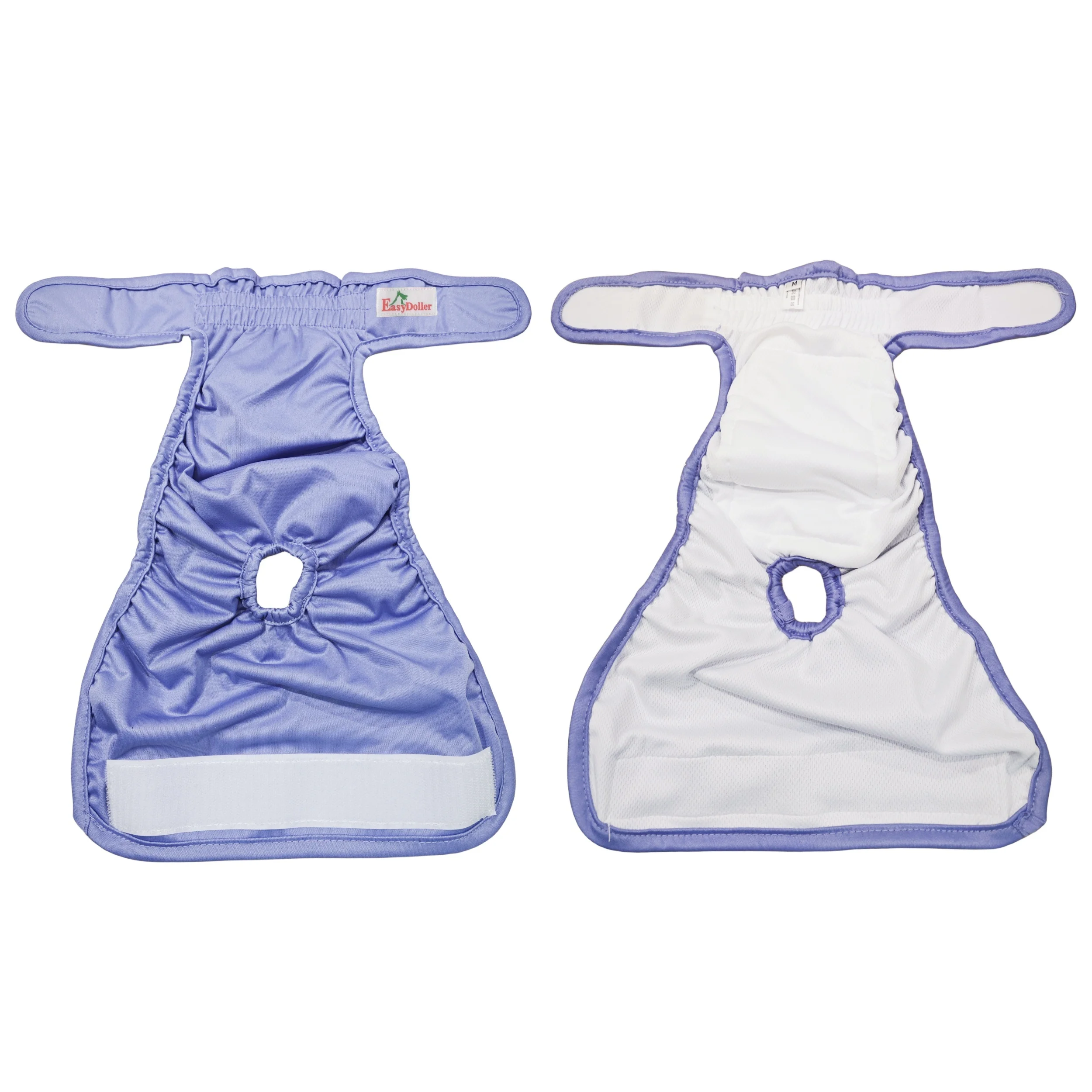 Dog Diapers 3 Pcs Washable Famale Dog Diaper High Absorbent Leak-Proof Pet Sanitary Shorts Panties Reusable Nappy Belly Band Wrap for Puppy