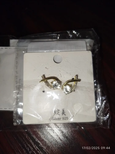 Korean Style Fashion Cross Stud Earrings photo review