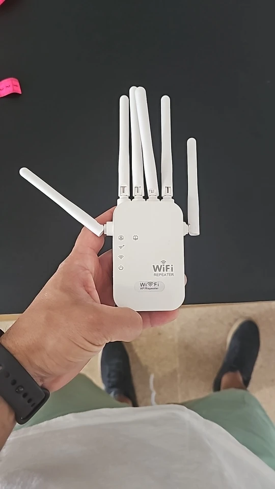 Repetidor WiFi inalámbrico de 1200Mbps extensor de rango WIFI amplificador de señal WiFi 2,4G 5G red de doble banda 802.11ac enrutador amplificador WiFi photo review