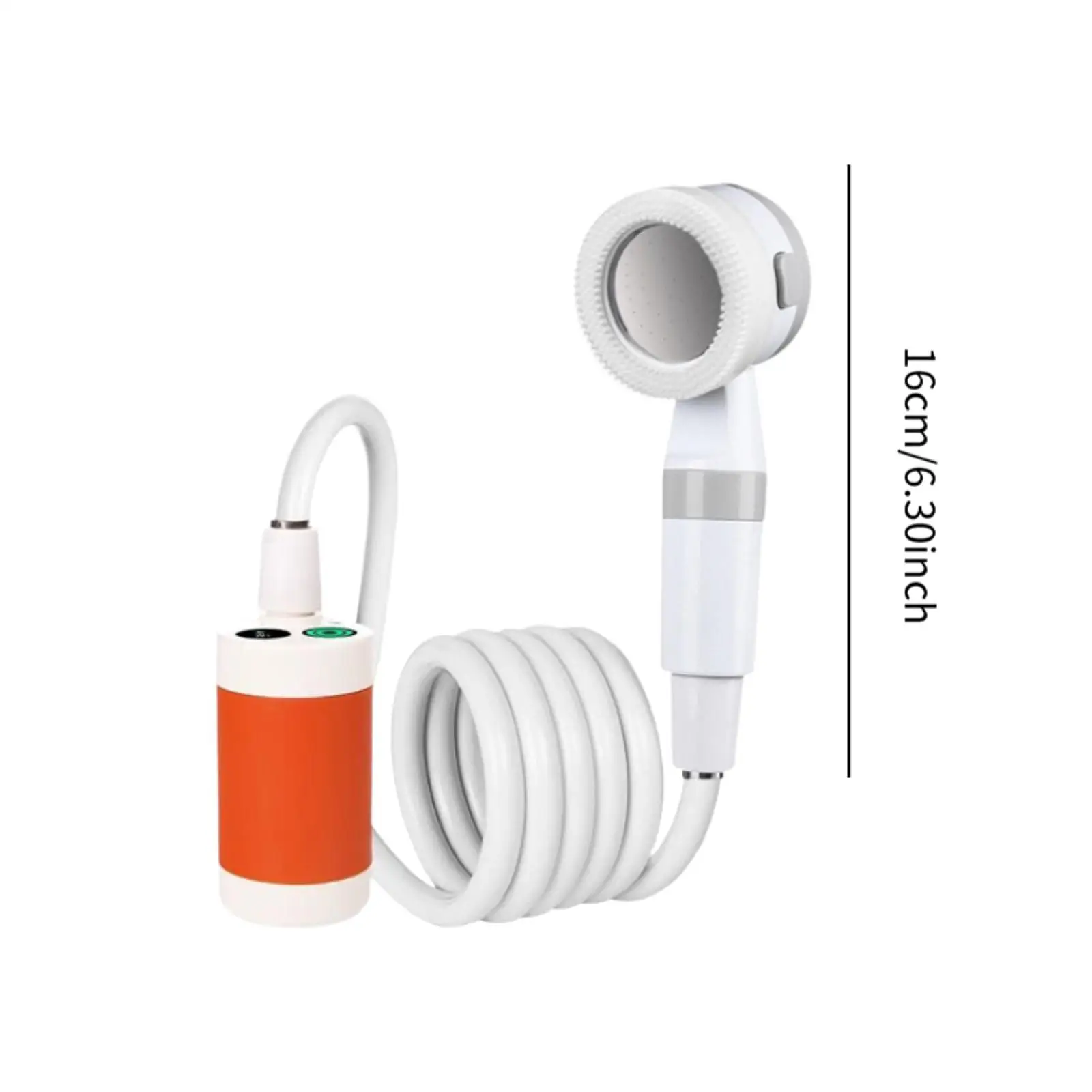 Doccia Portatile Da Campeggio 5L – Pompa Ad Alta Pressione 45 PSI Con Tubo Da 3m – 8 Modalità Spruzzo – Ideale Per Spiaggia E Trekking