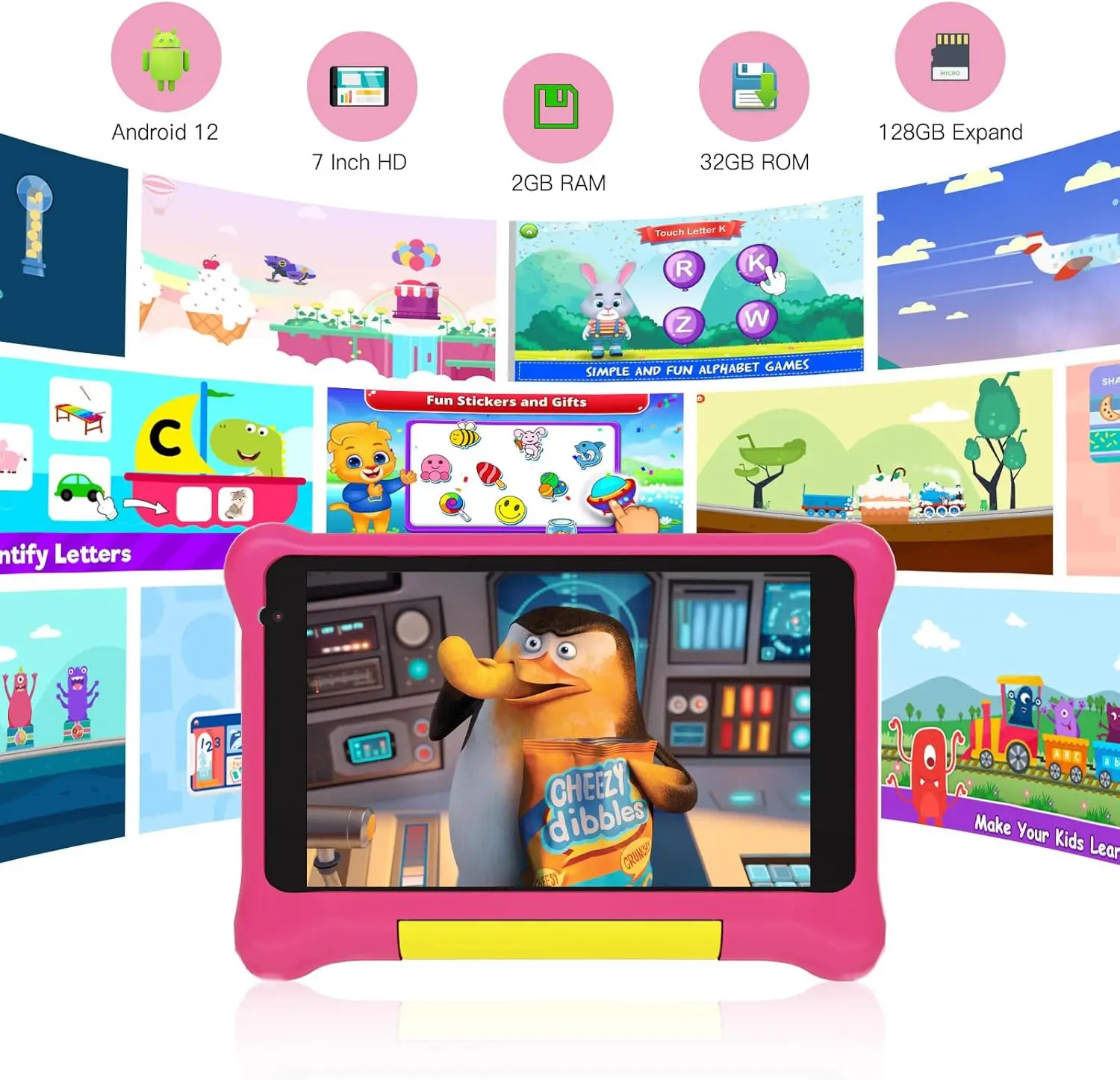 AEEZO TK707 Kids Tablet 7″ Android 12 2