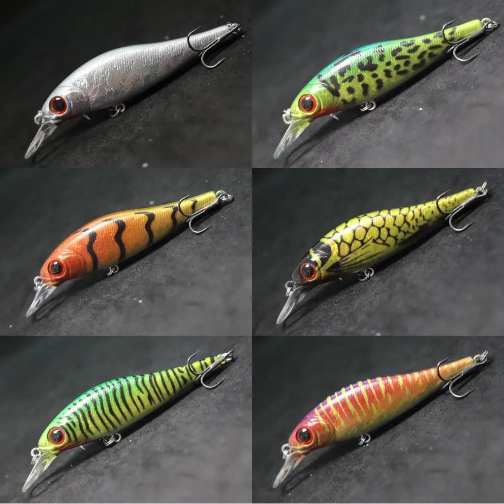 wLure Minnow Fishing Lure 11g 9.2cm Sinking Jerkbait Crankbait Sinking M718