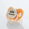 Miyocar Lovely Custom Baby Pacifiers Personalized with Name Bring All Sized Silicone Replacement Teat (2 Pcs) for Boy and Girl 3