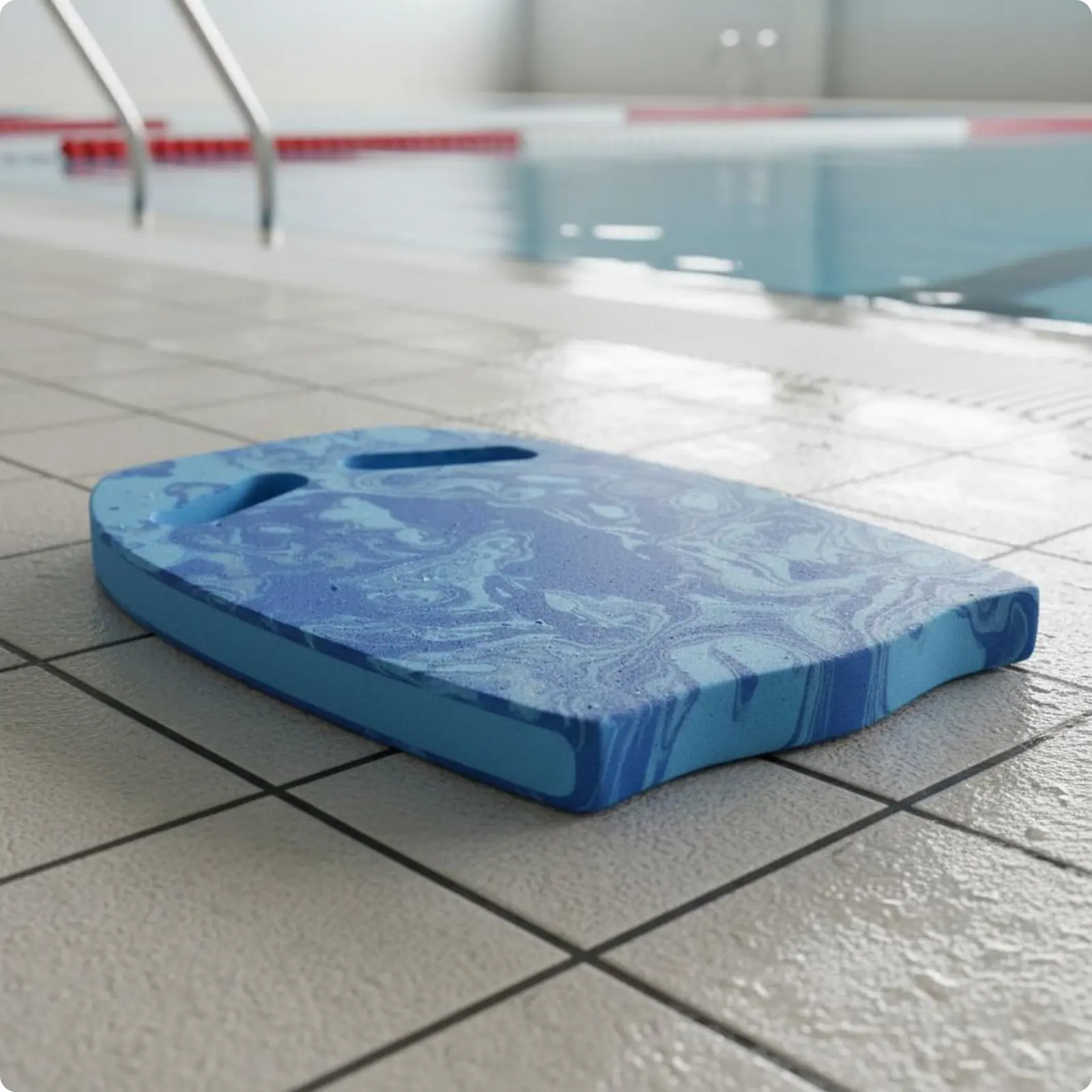 Enhanced Swim Kickboard: Beginner-Friendly Flotation Board for Adults, Sky Blue Thickness