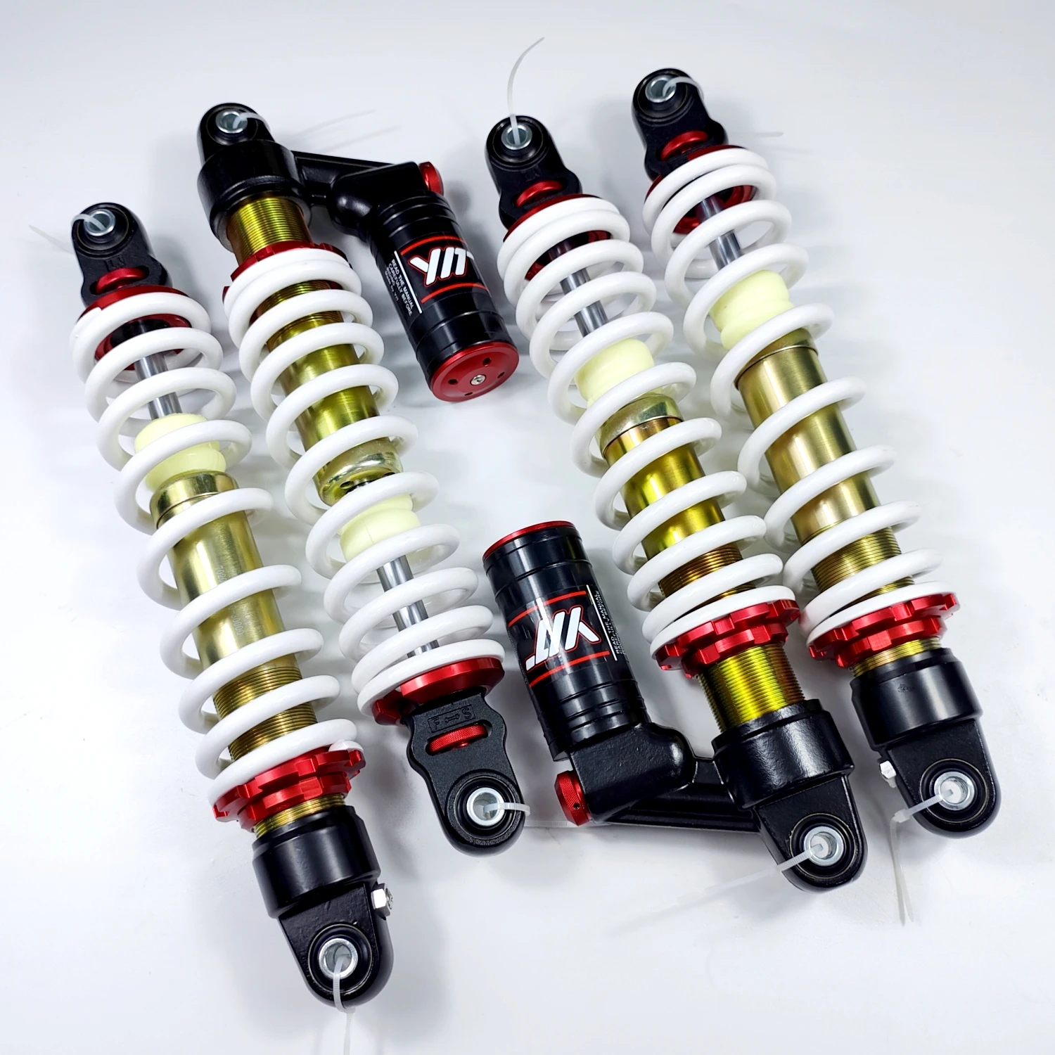 Комплект амортизаторов Baltmotors для Kawasaki 650, 750, русская механика, RM800, Yamaha, гризли 660, 550, 700 (узкое основание), 4 шт.