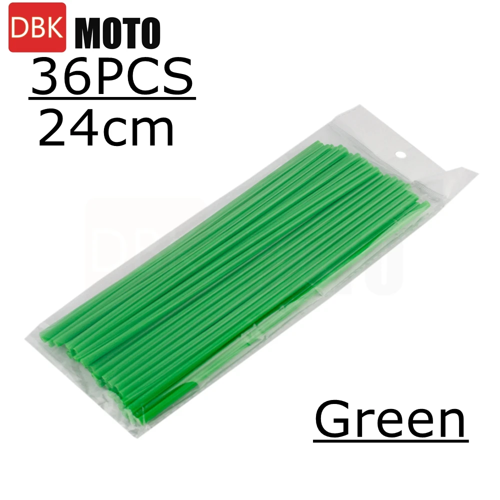 Colorful Spoke Skin Covers for Bikes - Decorative Trim and Protection, 24CM Length, 12 Vibrant Colors