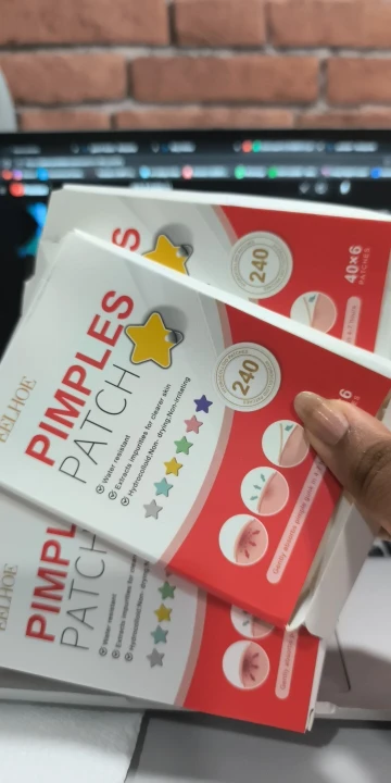 240 Uds nuevo parche para espinillas parches para acné corazón/estrella/flor/forma redonda parches de puntos para acné hidrata para cubrir manchas y imperfecciones photo review