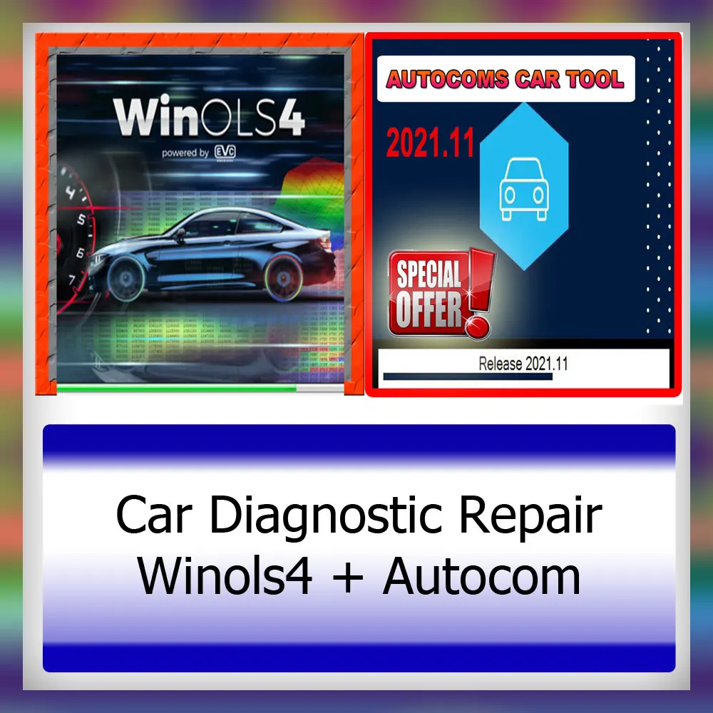 Winols 2023 Con Plugin Riparazione Auto Titanium Ecu Damos 4.7 Servizio Immo E Diagnostica-Autocoms 2021 Modelli Autocom 11 2021